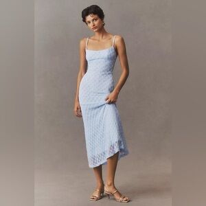 bardot adoni sleeveless lace midi